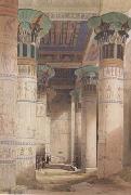 Alma-Tadema, Sir Lawrence David Roberts,Portico of the Temple of Isis at Philae (mk23) oil painting on canvas